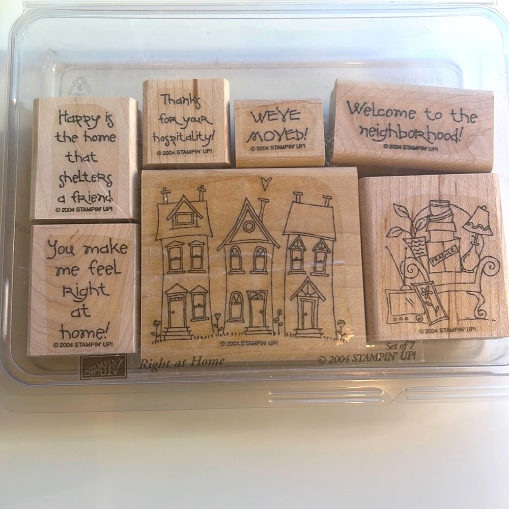Never Used Stampin’ Up Right at home (2!for $10)